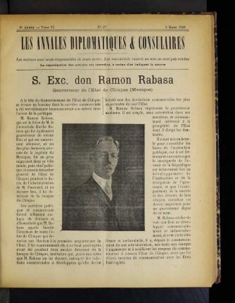 S. Exc. don Ramon Rabasa
