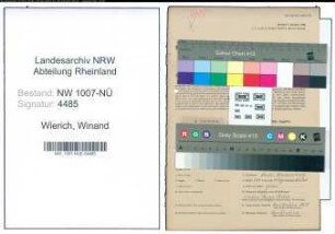 Entnazifizierung Winand Wierich , geb. 25.03.1900 (Arbeiter)