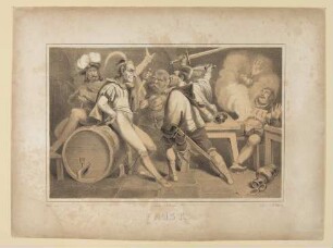 Faust und Mephisto in Auerbachs Keller