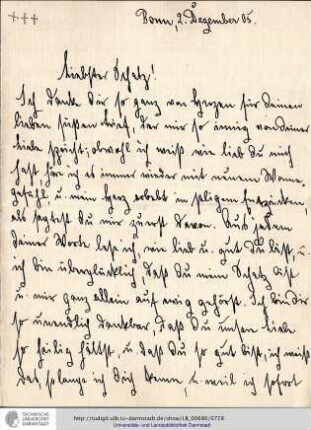 Brief vom 02.12.1905