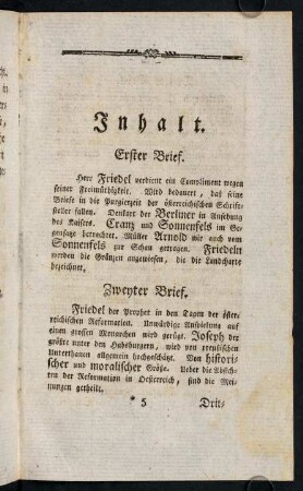 IX-XVI, Inhaltsverzeichnis