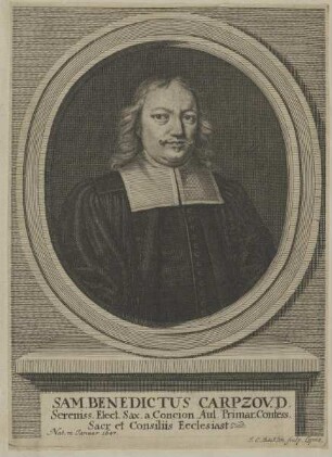 Bildnis des Sam. Benedictus Carpzov