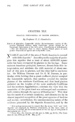 Chapter XLI. Glacial Phenomena Of North America