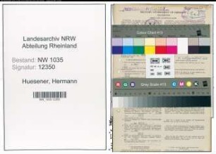Entnazifizierung Hermann Huesener , geb. 06.02.1901 (Steiger)