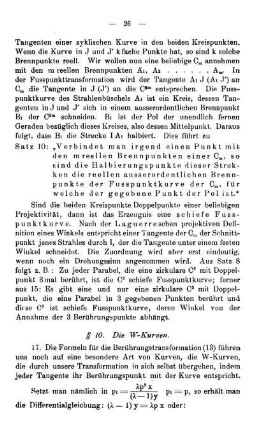 § 10. Die W-Kurven.