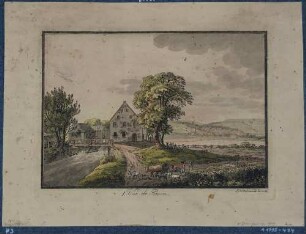 I. Vue de Plauen (Ansicht von Dresden-Plauen im Hintergrund und Mühle am Weißeritzmühlgraben)