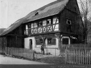 Huf-David-Haus : Steinbach. Fachwerkhaus (heute nach Totalumbau Hauptstraße 93)