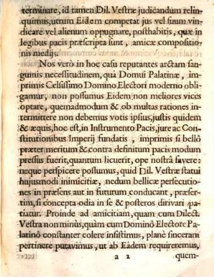 Copia Literarum Regis Sveciae Ad Electorem Moguntinum : [... Dedimus in Arce nostra Homensi die 6. Iulii Anno 1665]