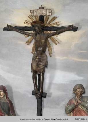 Kruzifix mit trauernder Maria und Johannes : Kruzifix (Crocifisso dei Bianchi)