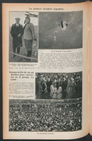 La primera aviadora argentina