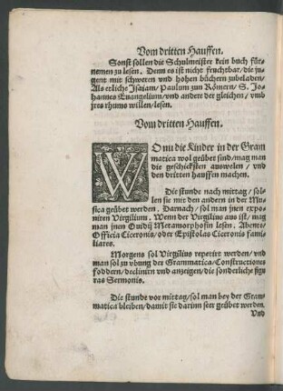 Vom dritten Hauffen.