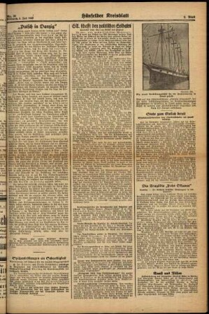 Zweite Ausgabe vom Mittwoch, den 05. Juli 1939.