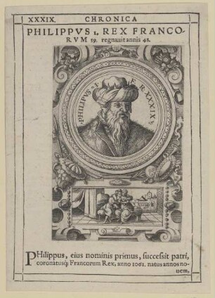 Bildnis des Philippvs 1. Rex Francorvm