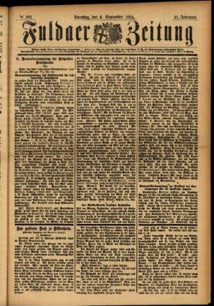 Ausgabe vom Dienstag, den 04. September 1894.