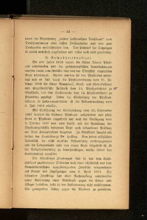 3) Gesundheitspolizei.