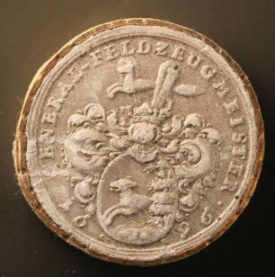 Familienwappen von Alexander Hermann von Wartensleben (Revers)