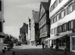 Am Eingang zum Marktplatz in Biberach
