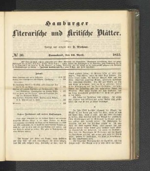 No. 30. 14. April 1855