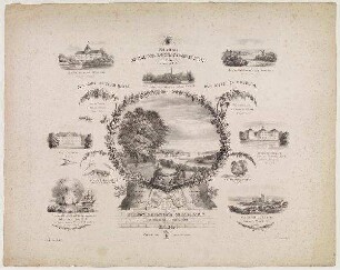 Gedenkblatt an die Erhebung Schleswig-Holsteins 1848