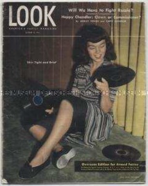Ausgabe der US-amerikanischen Familien-Zeitschrift "Look" für die US-Truppen in Europa u.a. über das Verhältnis zwischen den USA und der UdSSR