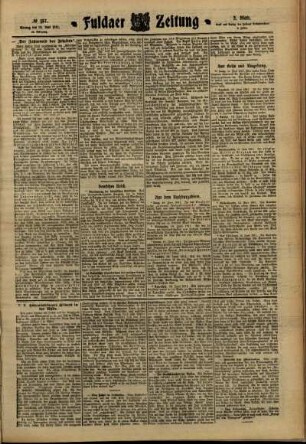 Zweite Ausgabe vom Montag, den 19. Juni 1911.
