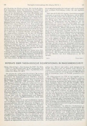 315-318 [Rezension] Bethge, Hans-Gebhard, "Vom Ursprung der Welt"