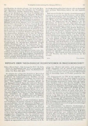 315-318 [Rezension] Bethge, Hans-Gebhard, "Vom Ursprung der Welt"