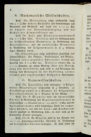 4, B. Mathematische Wissenschaften