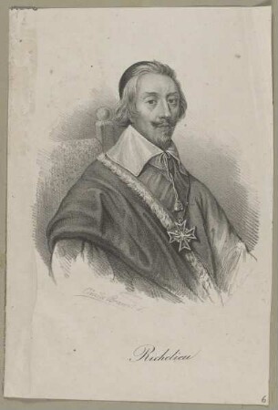 Bildnis des Armand Jean du Plessis de Richelieu
