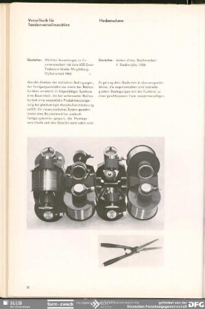 Heckenschere : Produktgestaltung