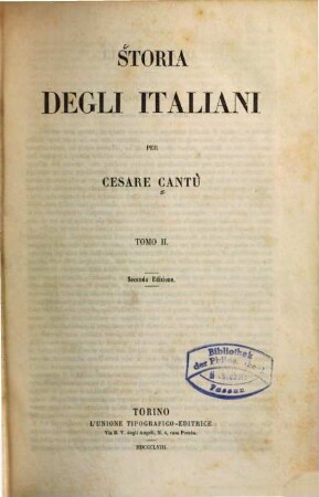 Storia degli Italiani, 2