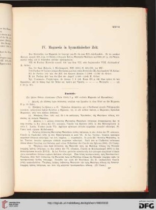 IV: Magnesia in byzantinischer Zeit