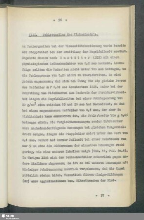 VIII. Fehlerquellen der Viskosimetrie