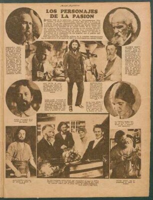 Los personajes de la pasión [Fotografías]