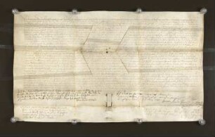 1617 Apr. 21. Stadtobligation über 1000 Thlr. Jobst Deichmann (bez. 1743).
