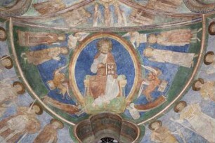 Das neue Jerusalem — Majestas Domini mit Heiligen und Stiftern