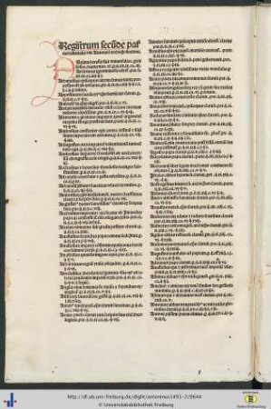 Registrum secunde partis historialis domini Antonini archiepiscopi florentini.
