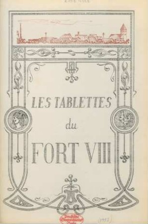 Les tablettes du Fort VIII