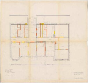 Seidl, Gabriel von; Altmannstein - Sandersdorf; Schlossgaststätte Schlosshaus - Grundriss OG
