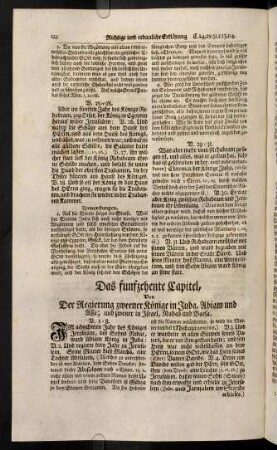 122-128, Das funfzehente - sechzehnte Capitel