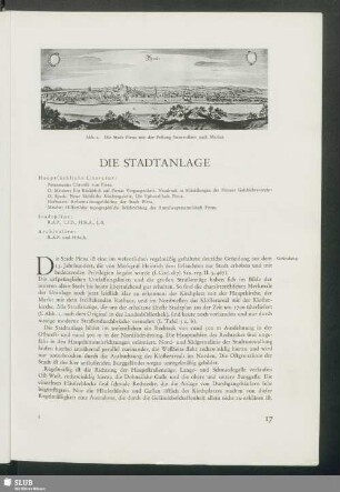 Die Stadtanlage