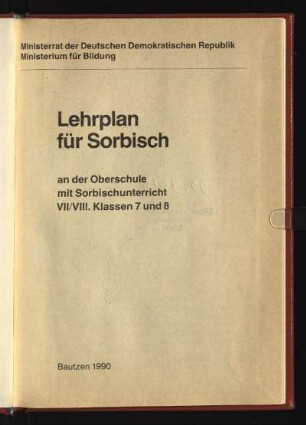 1990: Klassen 7 und 8