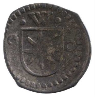Münze, Pfennig (Schüsselpfennig), 1590