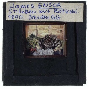 Ensor, Stillleben mit Rotkohl
