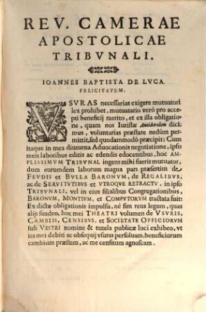 Theatrum veritatis et iustitiae sive decisivi discursus, 5. De usuris, et interesse, par. II. de cambiis, par. III. de censibus, par. IV. de societatibus officiorum