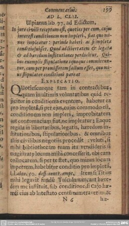 Ad L.CLXI. Ulpianus lib. 77. ad Edictum