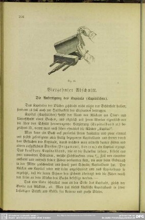 Vierzehnter Abschnitt. Die Anfertigung des Kapitals (Kapitälchen)