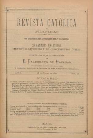 Ano II. 26 de Enero de 1890, Núm. 51