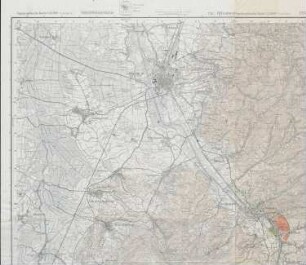 Sportflugplatz Gengenbach; Umgebungskarte mit Einflugschneisen (1:25000)