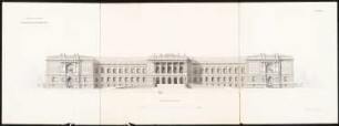 Universität: Vorderansicht, Maßstabsleiste